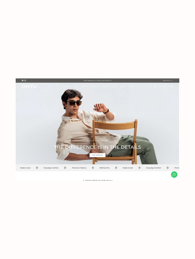 Swim ware webdesign